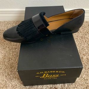 G.H Bass & Co. Black Leather Harlow size 8.5